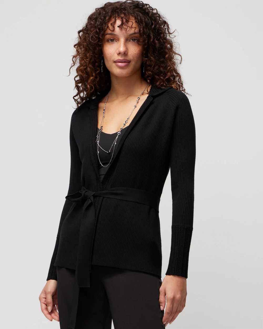 Crochet Collared Cardigan
